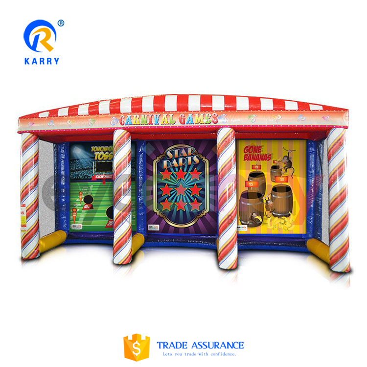 Inflatable carnival toys outdoor used carnival games for sale,interactive games