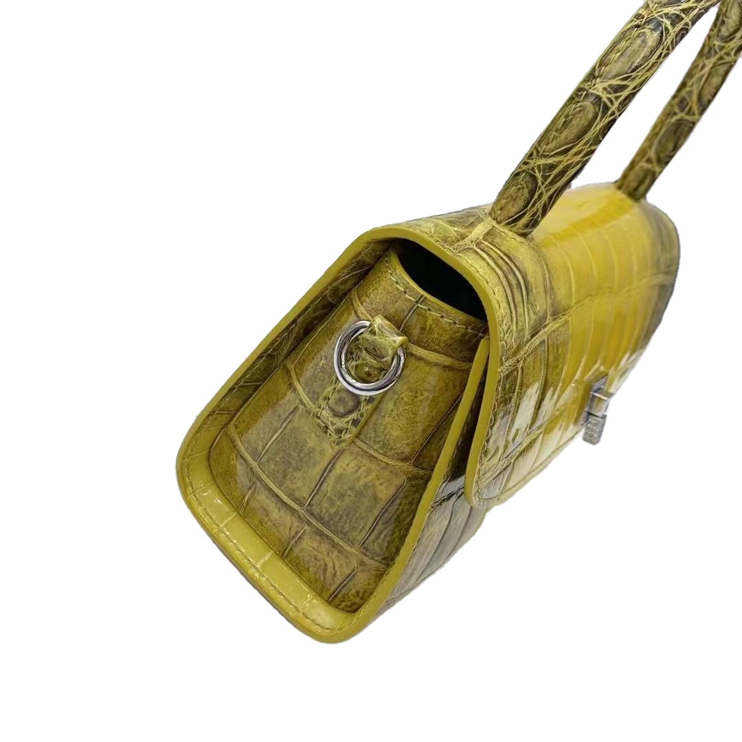 Custom-made High End Quality 100% Genuine Exotic Crocodile Leather Hand Bag
