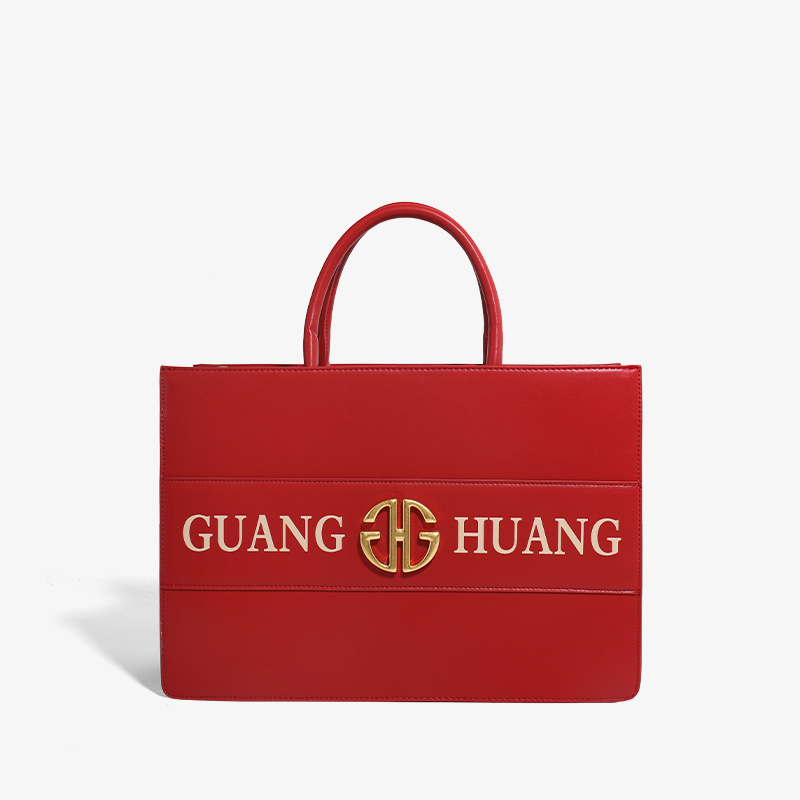 high quality red PVC women's designer handbag large capacity Tote bag chain single shoulder bag offi