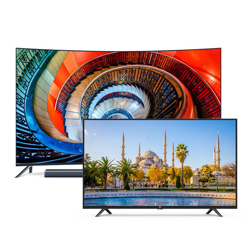 EU Version Xiaomi Mi TV 4s curve 65" Inches Smart TV Real 4K HDR Ultra Thin Television For Sale