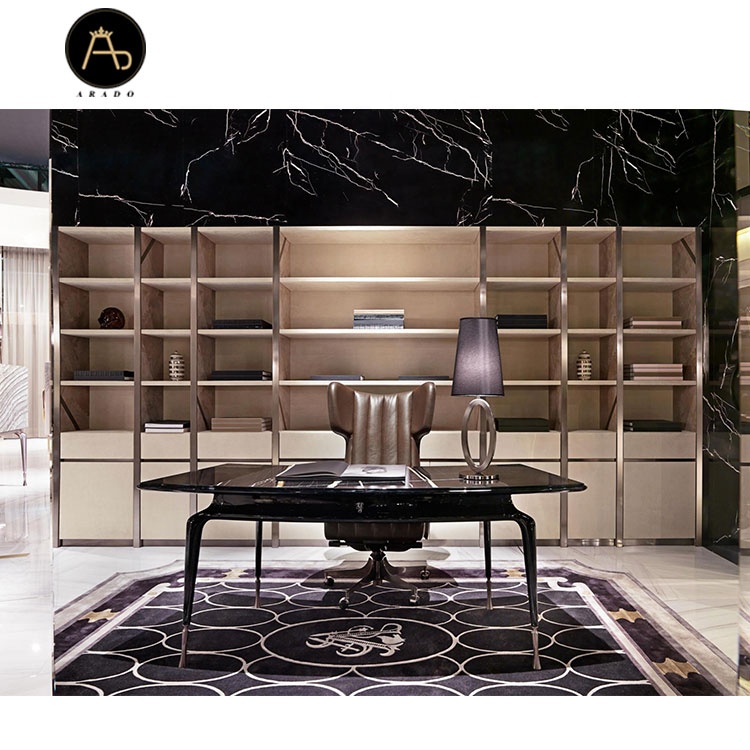italian luxury design executive home office desk furniture with ergonomic office chairs modern offic