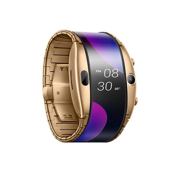 In stock 90% Used Second-hand 4G Android Flexible Display Mobile Phone band Curved surface screen 8G