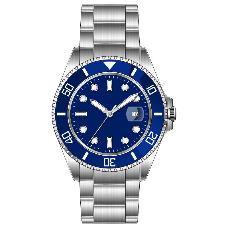 Japan Automatic Movement 9015 Watches Luxury Date Men Wrist Custom Logo Mechanical Diver Watch